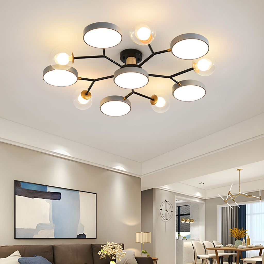 Lampa sufitowa nowoczesna gałąź