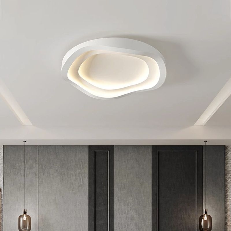 Lampa sufitowa nowoczesna led okrągła biała