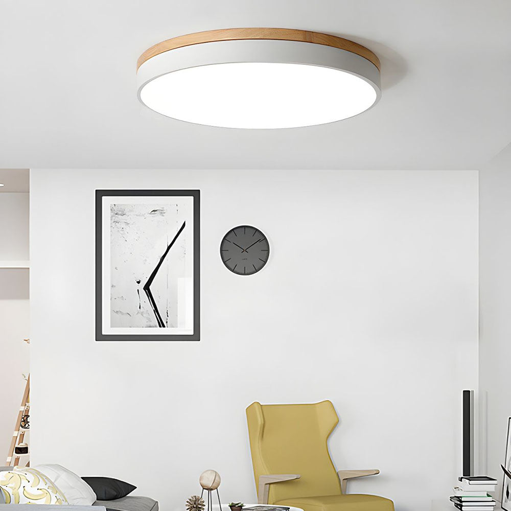 Lampa sufitowa nowoczesna okrągła LED natynkowa