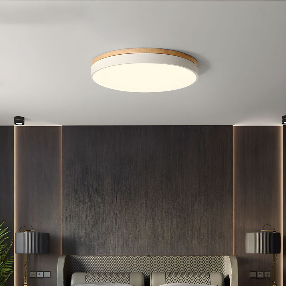 Lampa sufitowa nowoczesna okrągła LED natynkowa