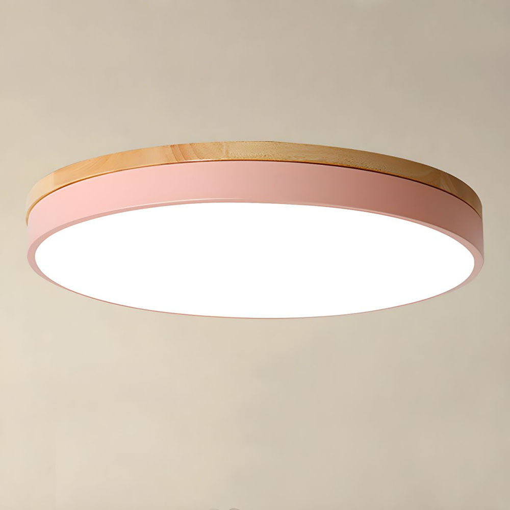 Lampa sufitowa nowoczesna okrągła LED natynkowa