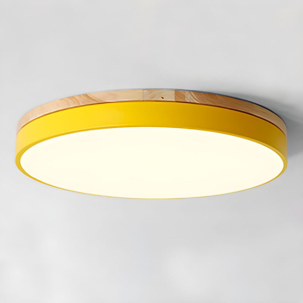 Lampa sufitowa nowoczesna okrągła LED natynkowa