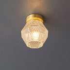 Lampa sufitowa nowoczesna złota LED