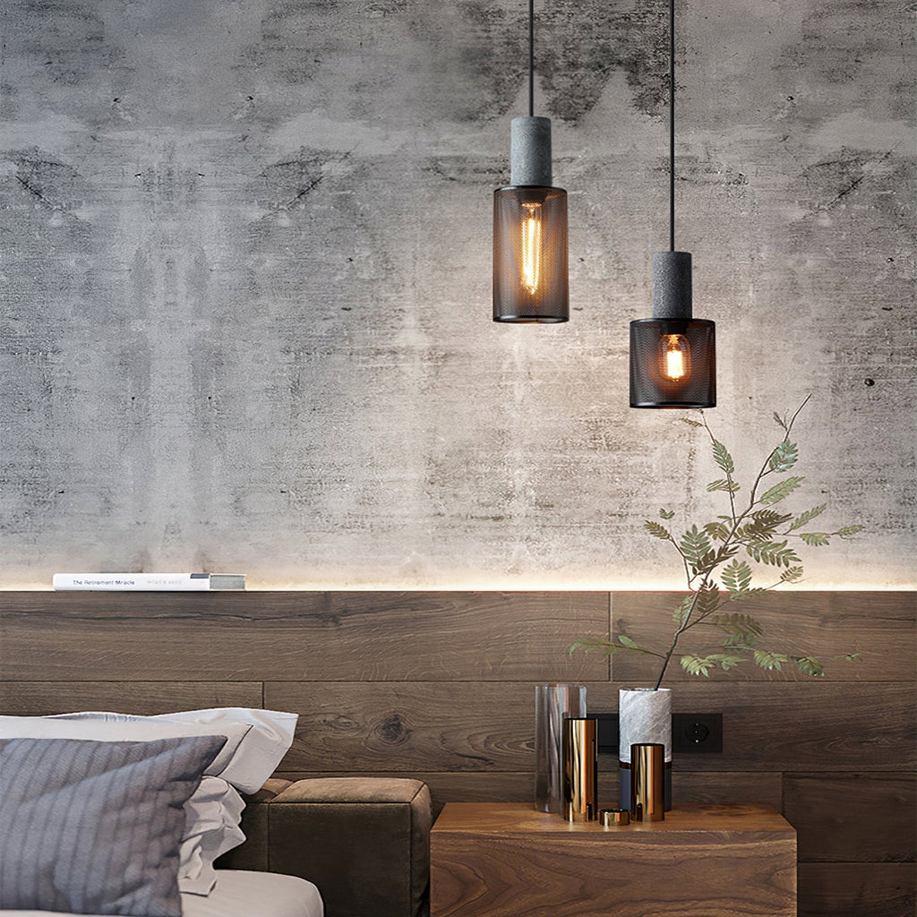 Lampa wisząca cylinder industrialna nowoczesna minimalistyczna