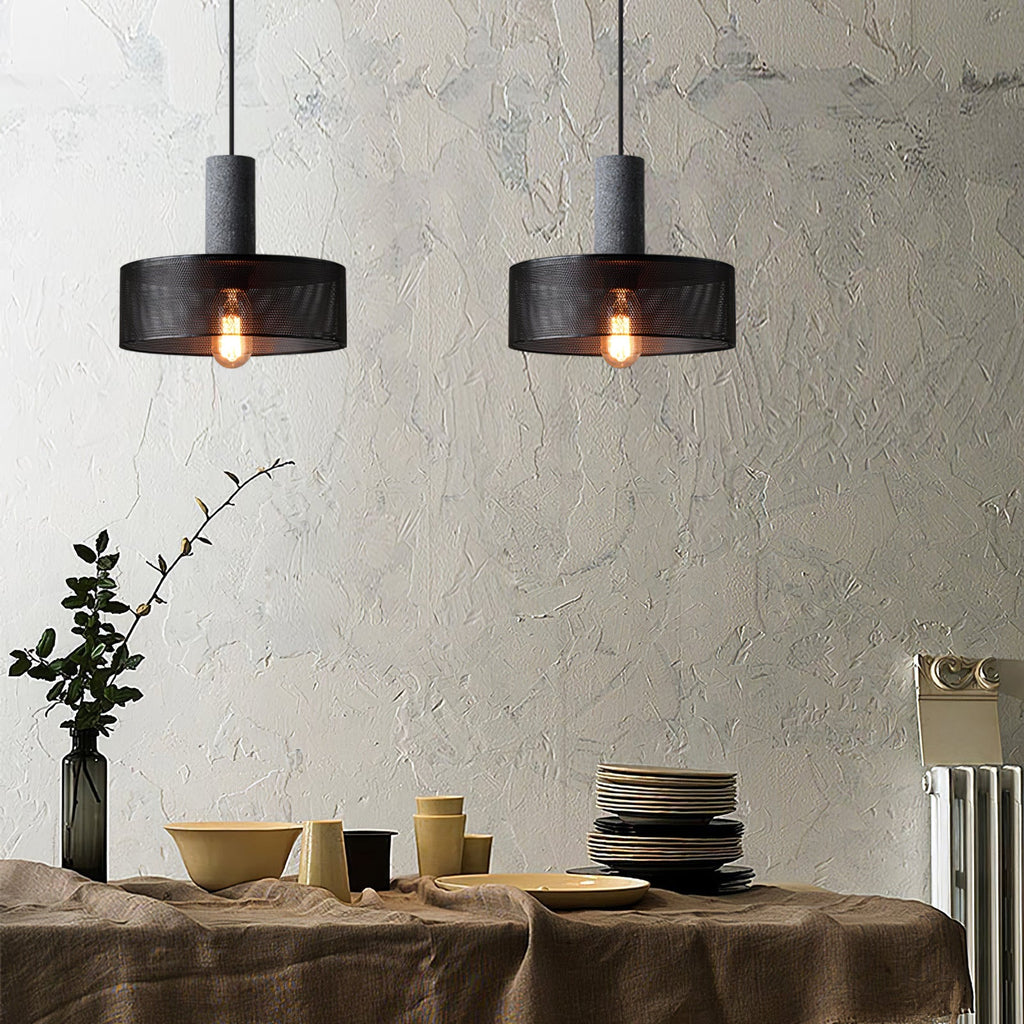 Lampa wisząca cylinder industrialna nowoczesna minimalistyczna