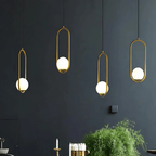 Lampa wisząca geometryczna nowoczesna