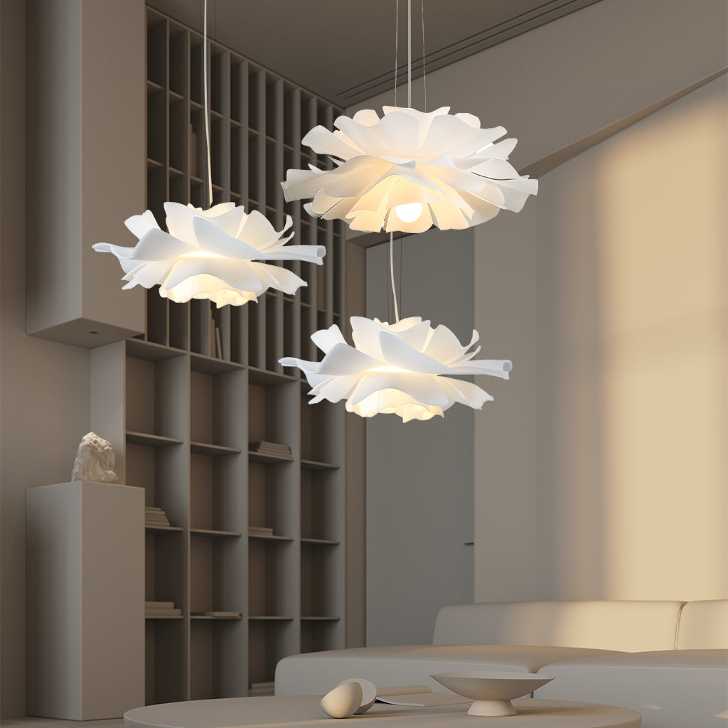 Lampa wisząca kwiatowa LED nowoczesna