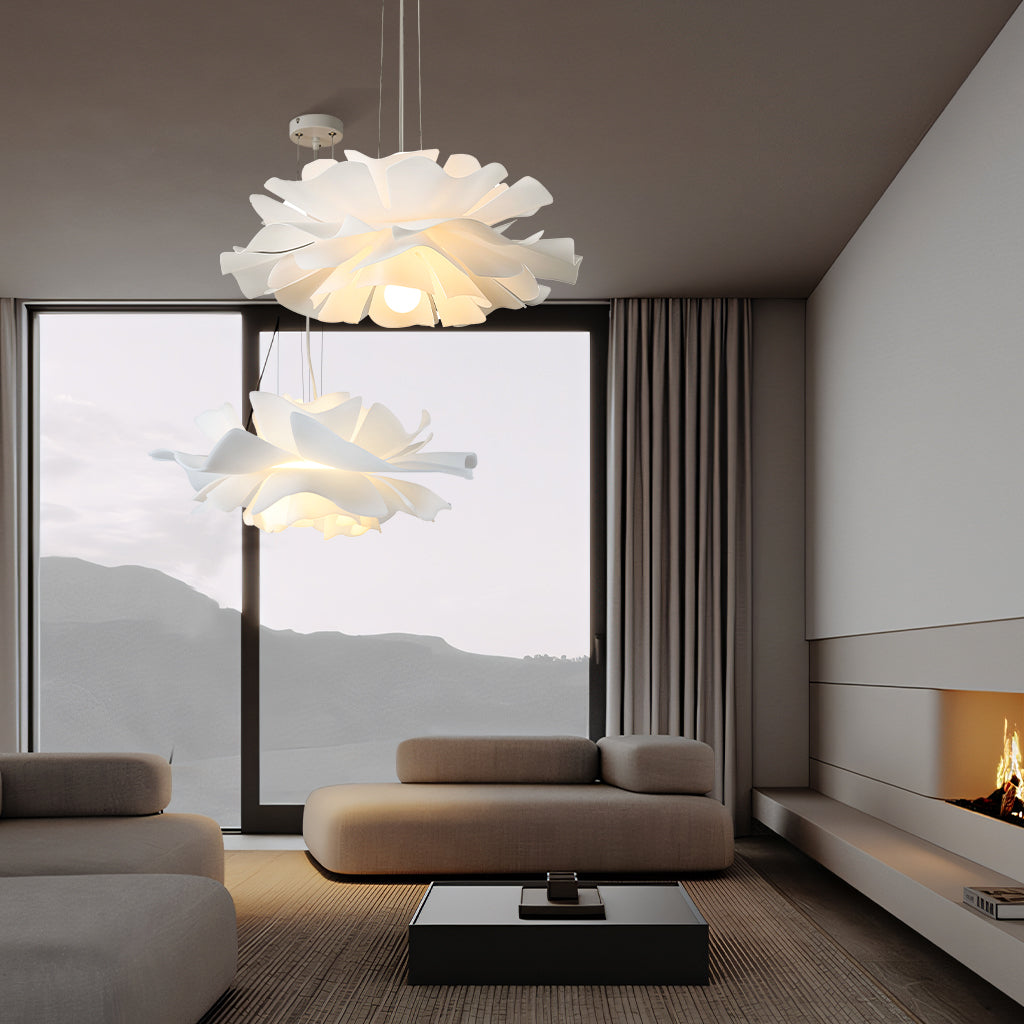 Lampa wisząca kwiatowa LED nowoczesna