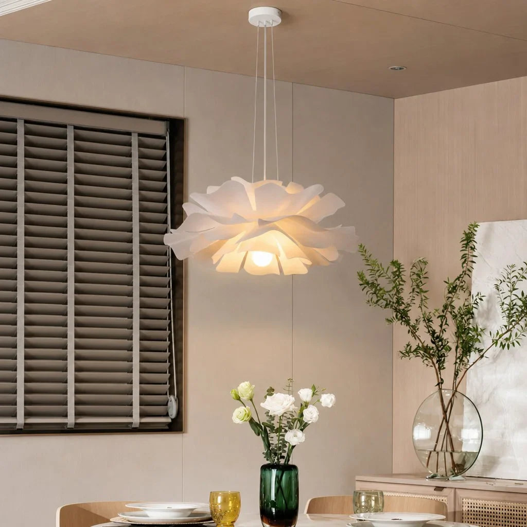 Lampa wisząca kwiatowa LED nowoczesna