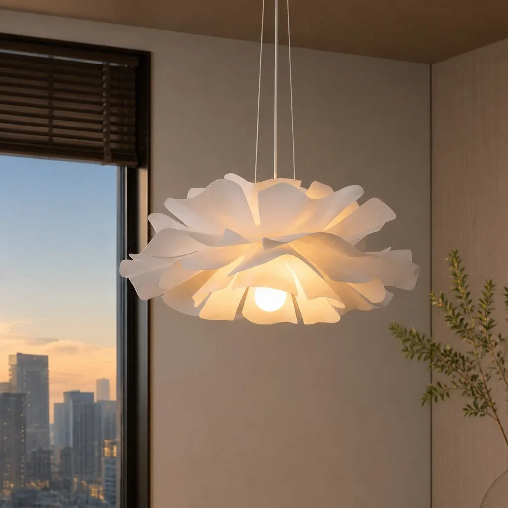 Lampa wisząca kwiatowa LED nowoczesna