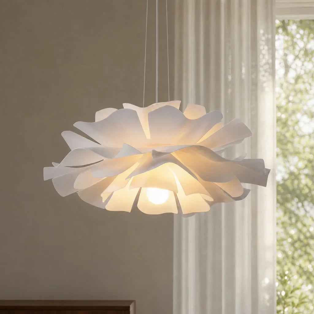 Lampa wisząca kwiatowa LED nowoczesna