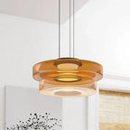 Modern LED Pendant Light Above Dining Table