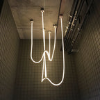 Lampa wisząca nowoczesna falista LED
