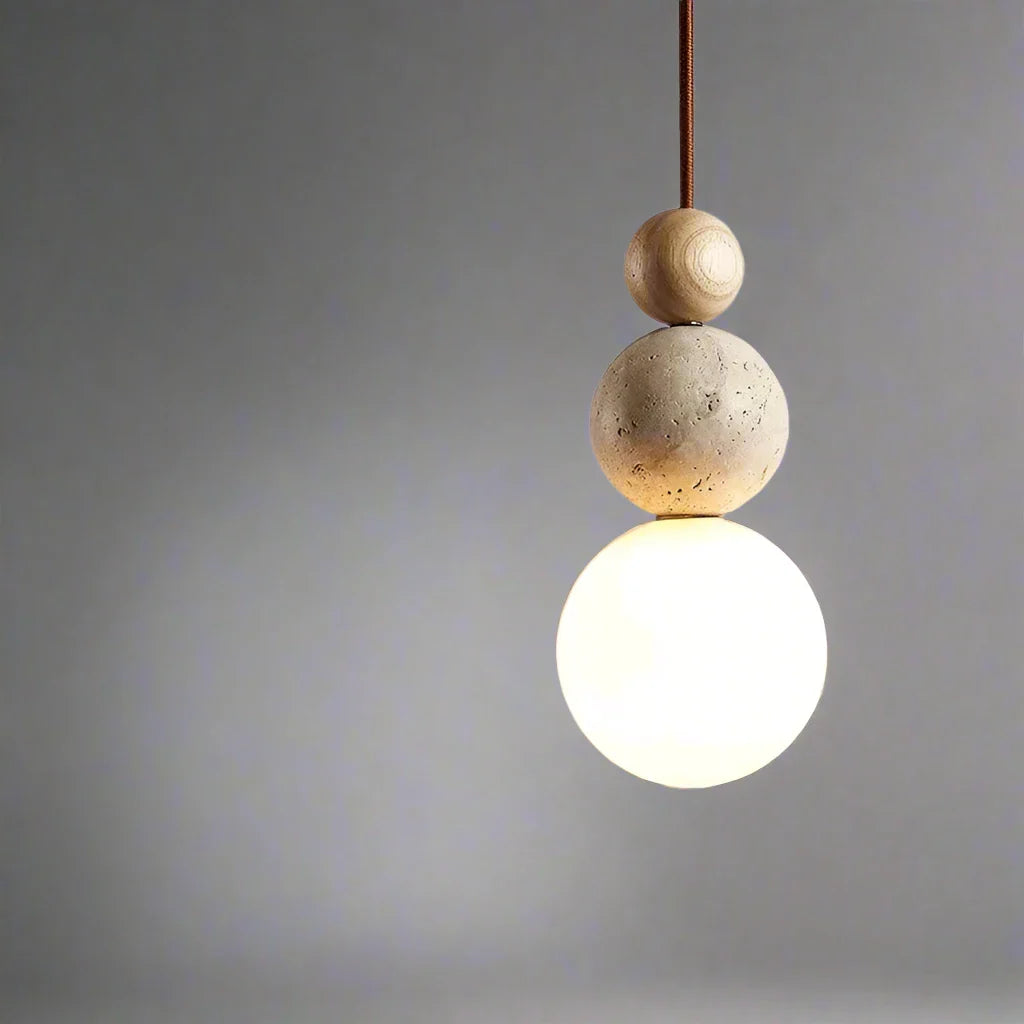 Lampa wisząca nowoczesna kulista geometryczna