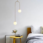 Lampa wisząca nowoczesna kulista minimalistyczna
