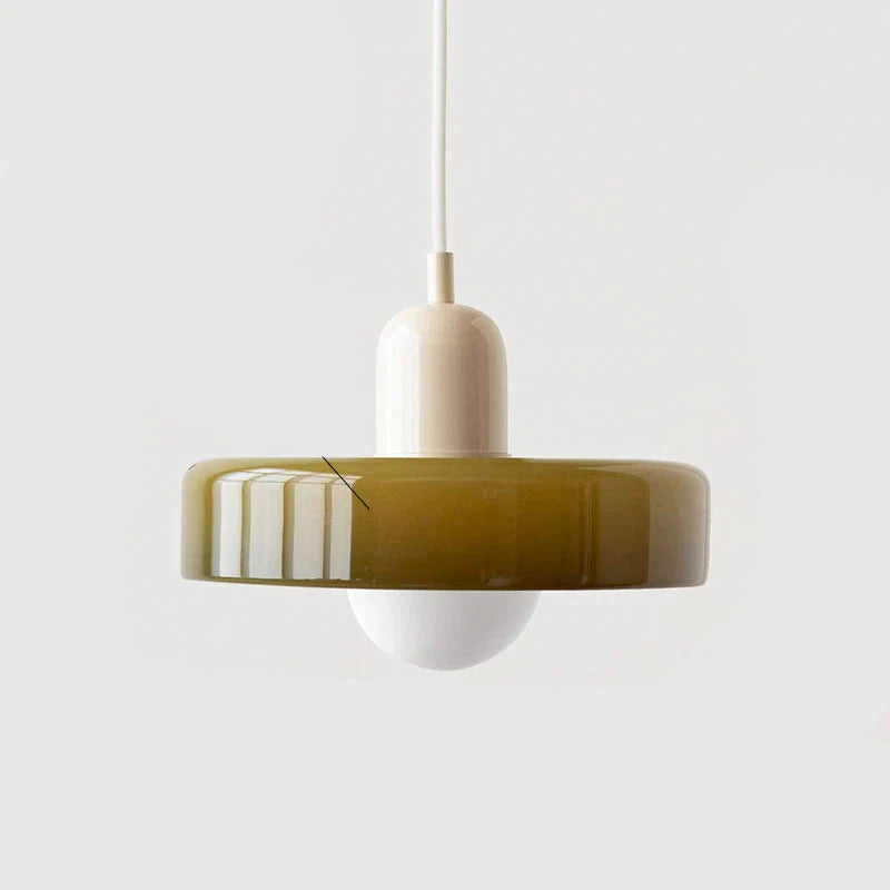 Lampa wisząca nowoczesna led okrągła bauhaus kolorowa