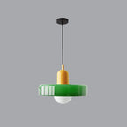 Lampa wisząca nowoczesna led okrągła bauhaus kolorowa