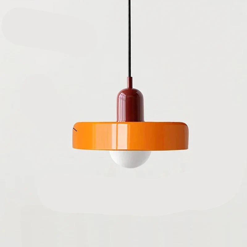 Lampa wisząca nowoczesna led okrągła bauhaus kolorowa