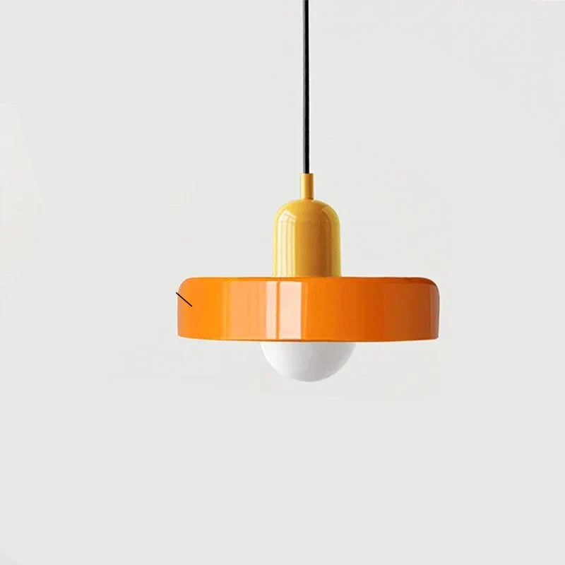 Lampa wisząca nowoczesna led okrągła bauhaus kolorowa