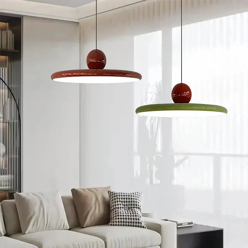 Lampa wisząca nowoczesna led okrągła nad stół