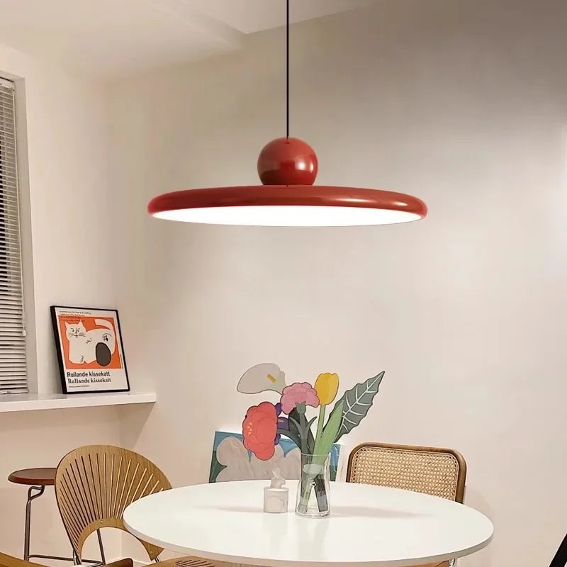 Lampa wisząca nowoczesna led okrągła nad stół