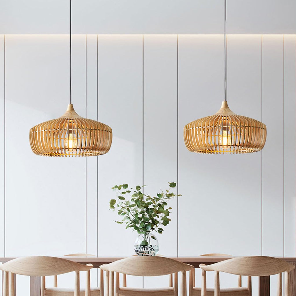 Lampa wisząca nowoczesna pleciona boho