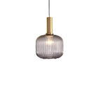 Lampa wisząca nowoczesna ryflowana