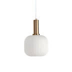 Lampa wisząca nowoczesna ryflowana