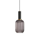 Lampa wisząca nowoczesna ryflowana