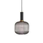 Lampa wisząca nowoczesna ryflowana