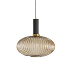 Lampa wisząca nowoczesna ryflowana