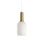 Lampa wisząca nowoczesna ryflowana