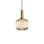 Lampa wisząca nowoczesna ryflowana