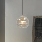 Lampa wisząca przezroczysta kula