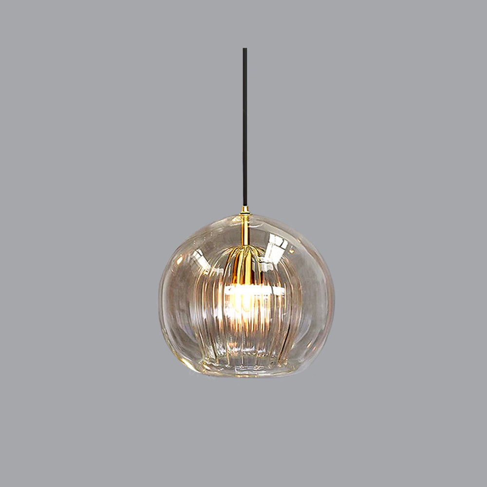 Lampa wisząca przezroczysta kula