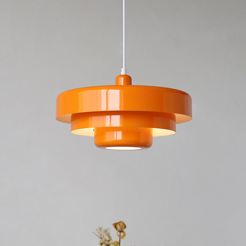Lampa wisząca retro jadalniana warstwowa