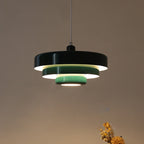 Lampa wisząca retro jadalniana warstwowa