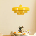 Lampa wisząca retro jadalniana warstwowa