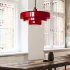 Lampa wisząca retro jadalniana warstwowa