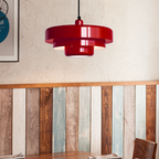 Lampa wisząca retro jadalniana warstwowa