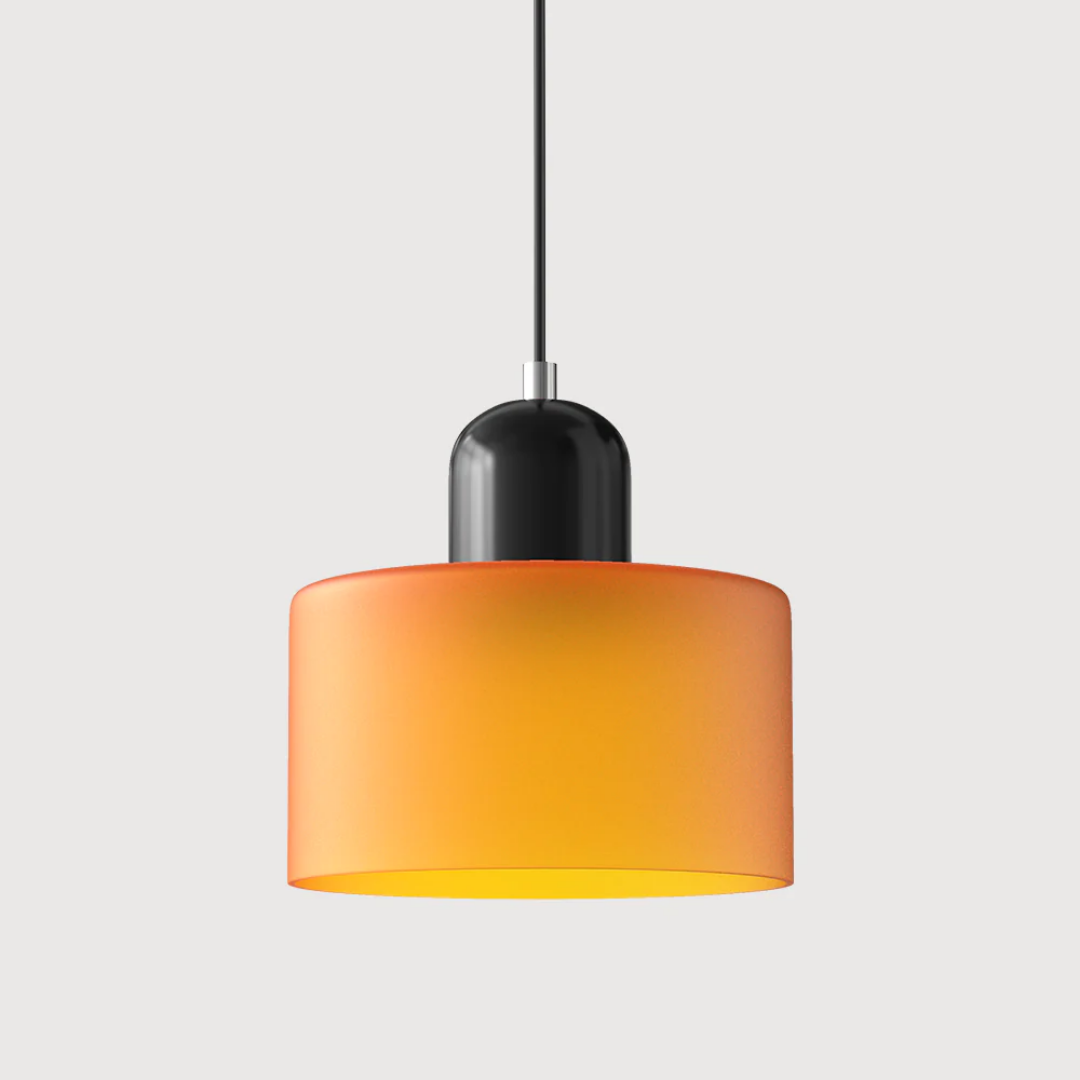 Lampa wisząca retro kolorowa szklana nowoczesna
