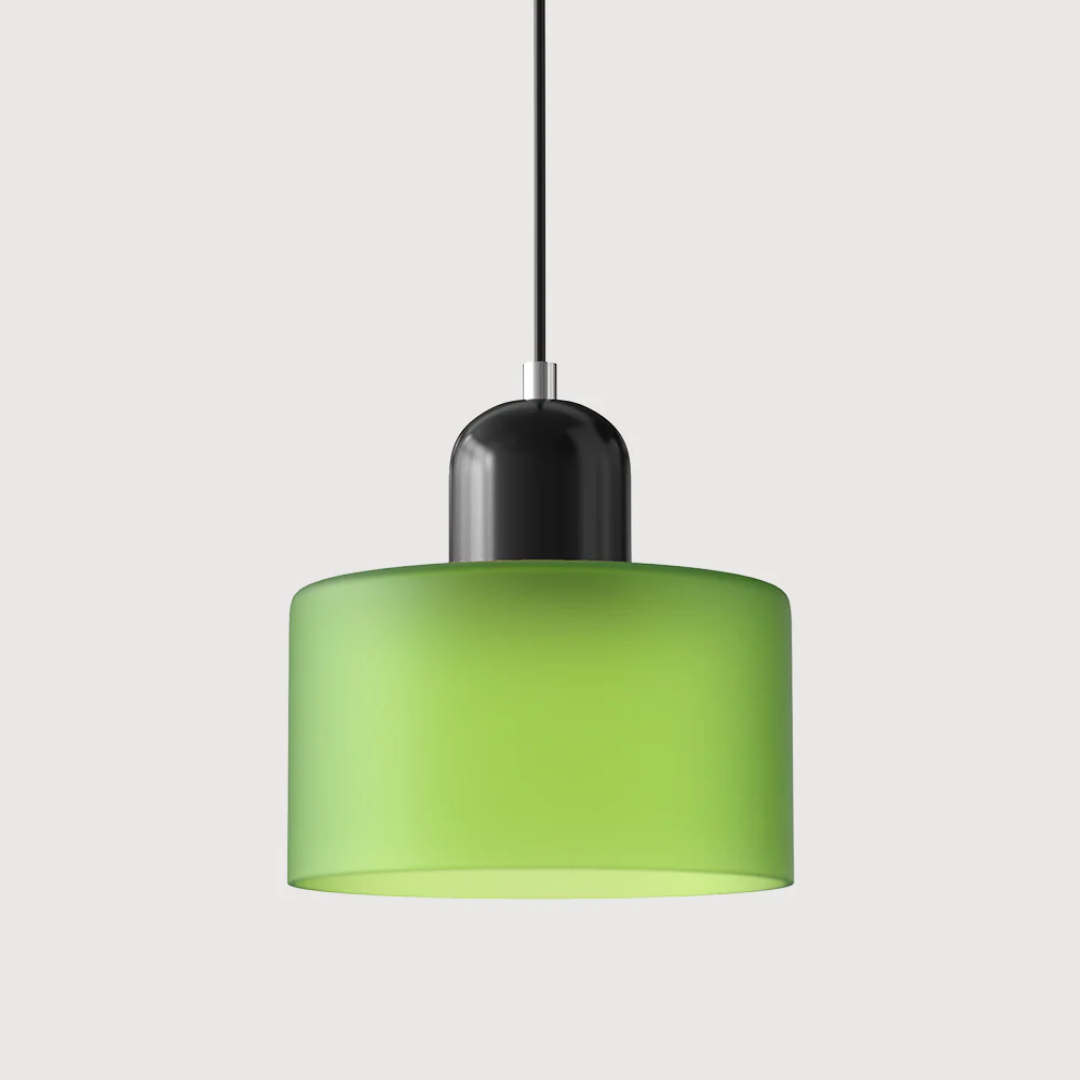 Lampa wisząca retro kolorowa szklana nowoczesna