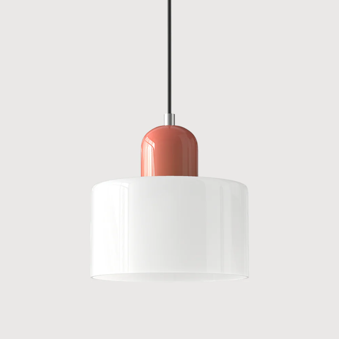 Lampa wisząca retro kolorowa szklana nowoczesna
