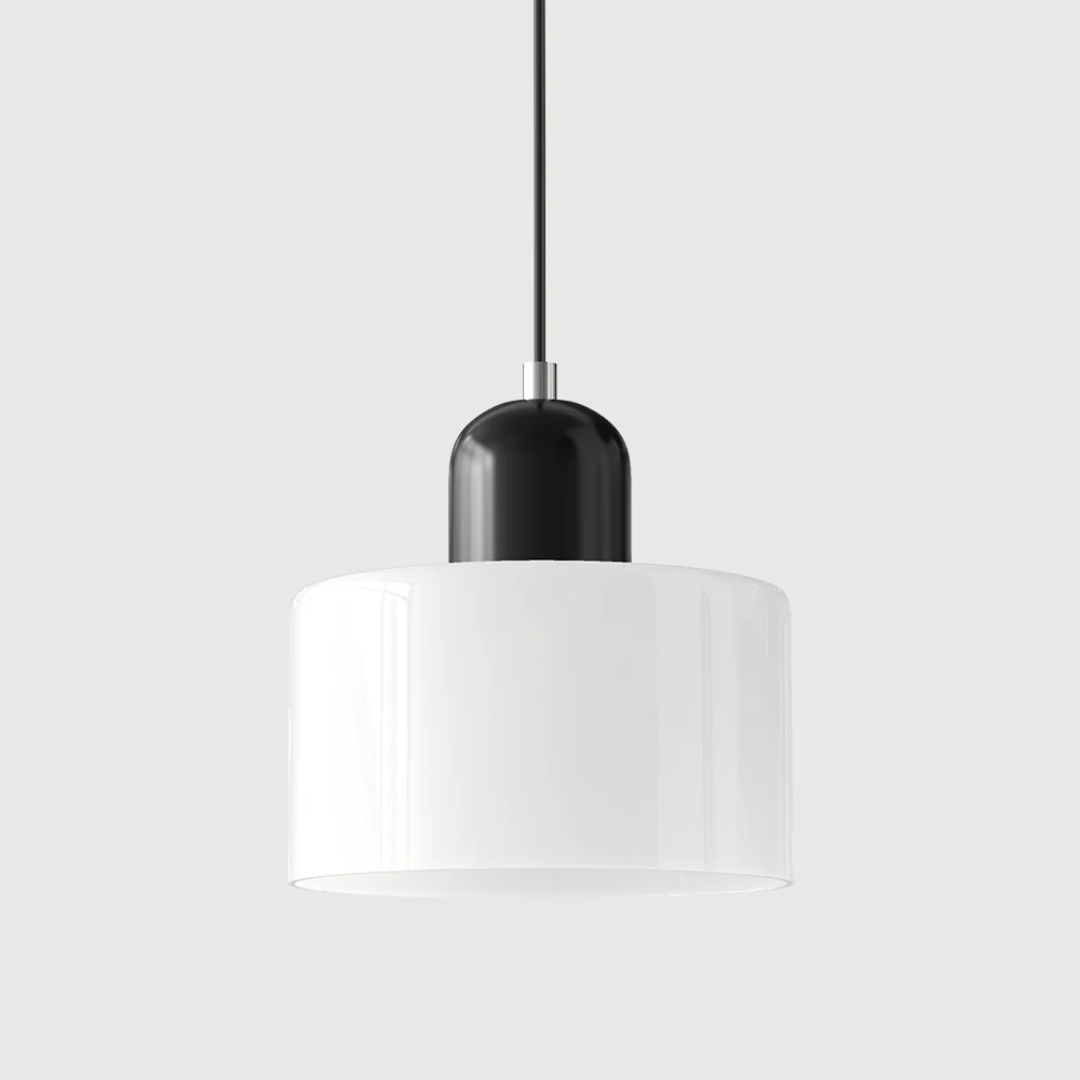 Lampa wisząca retro kolorowa szklana nowoczesna