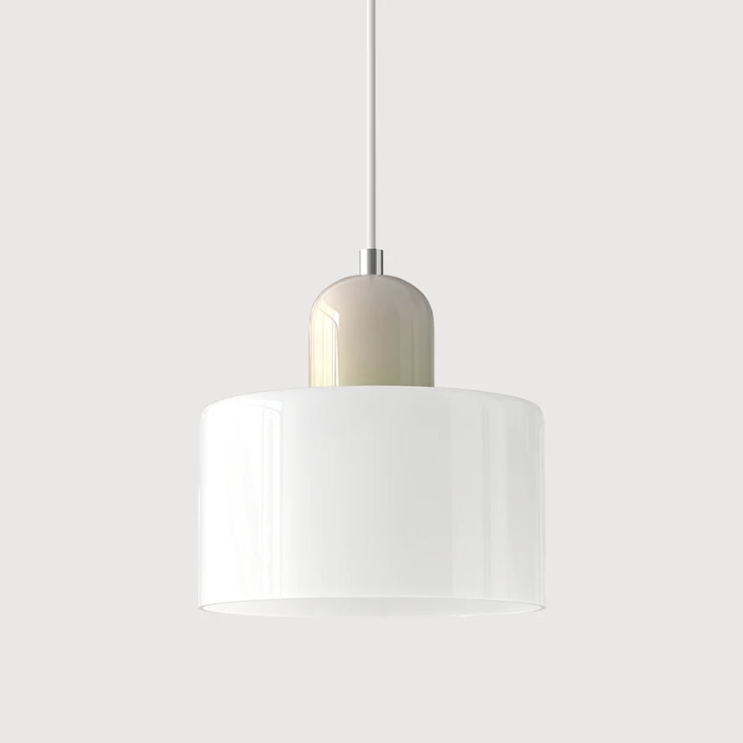 Lampa wisząca retro kolorowa szklana nowoczesna