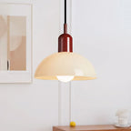 Lampa wisząca retro kopułowa LED