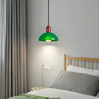 Lampa wisząca retro kopułowa LED