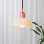 Lampa wisząca retro kopułowa LED