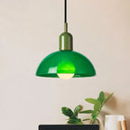 Lampa wisząca retro kopułowa LED