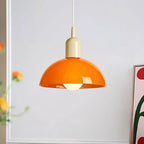 Lampa wisząca retro kopułowa LED
